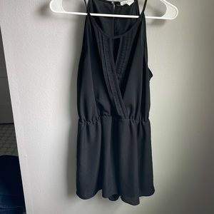 Black romper.